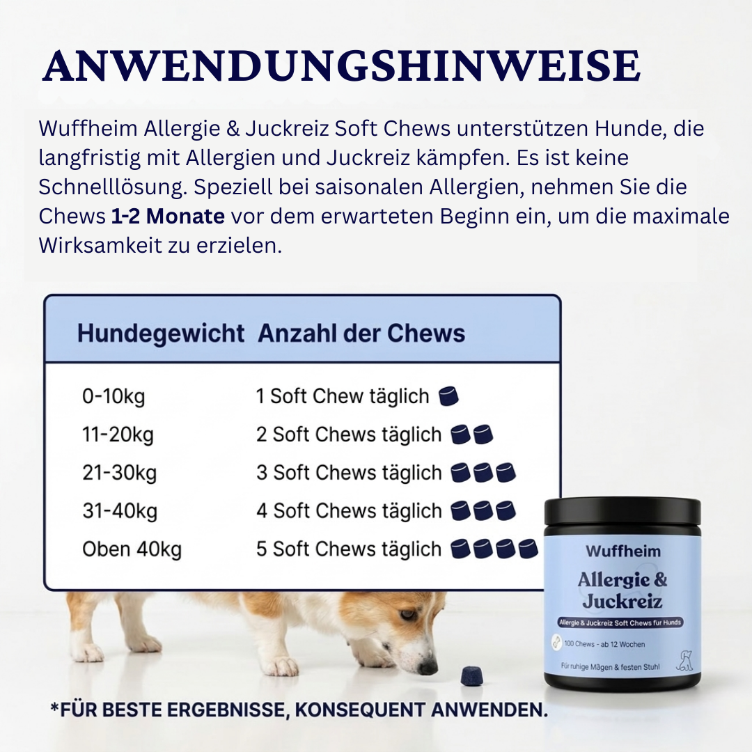 Allergie & Juckreiz Hunde-Snacks