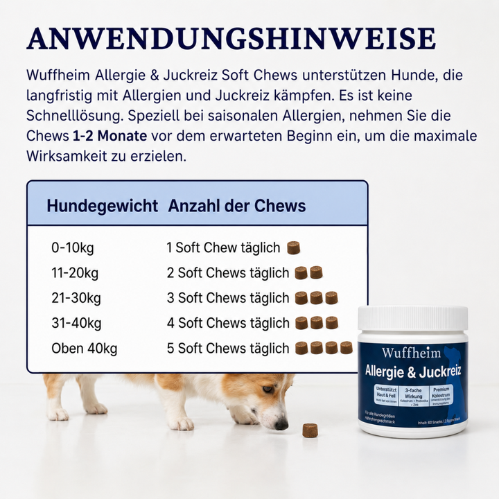 Allergie & Juckreiz Hunde-Snacks